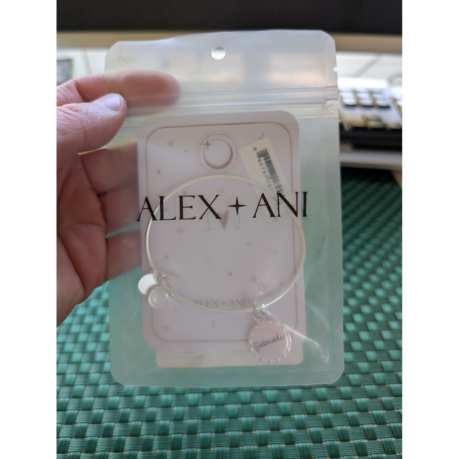 Alex + Ani Godmother Bracelet Bangle Charm Silver Brand New Nip Unopened Baptism